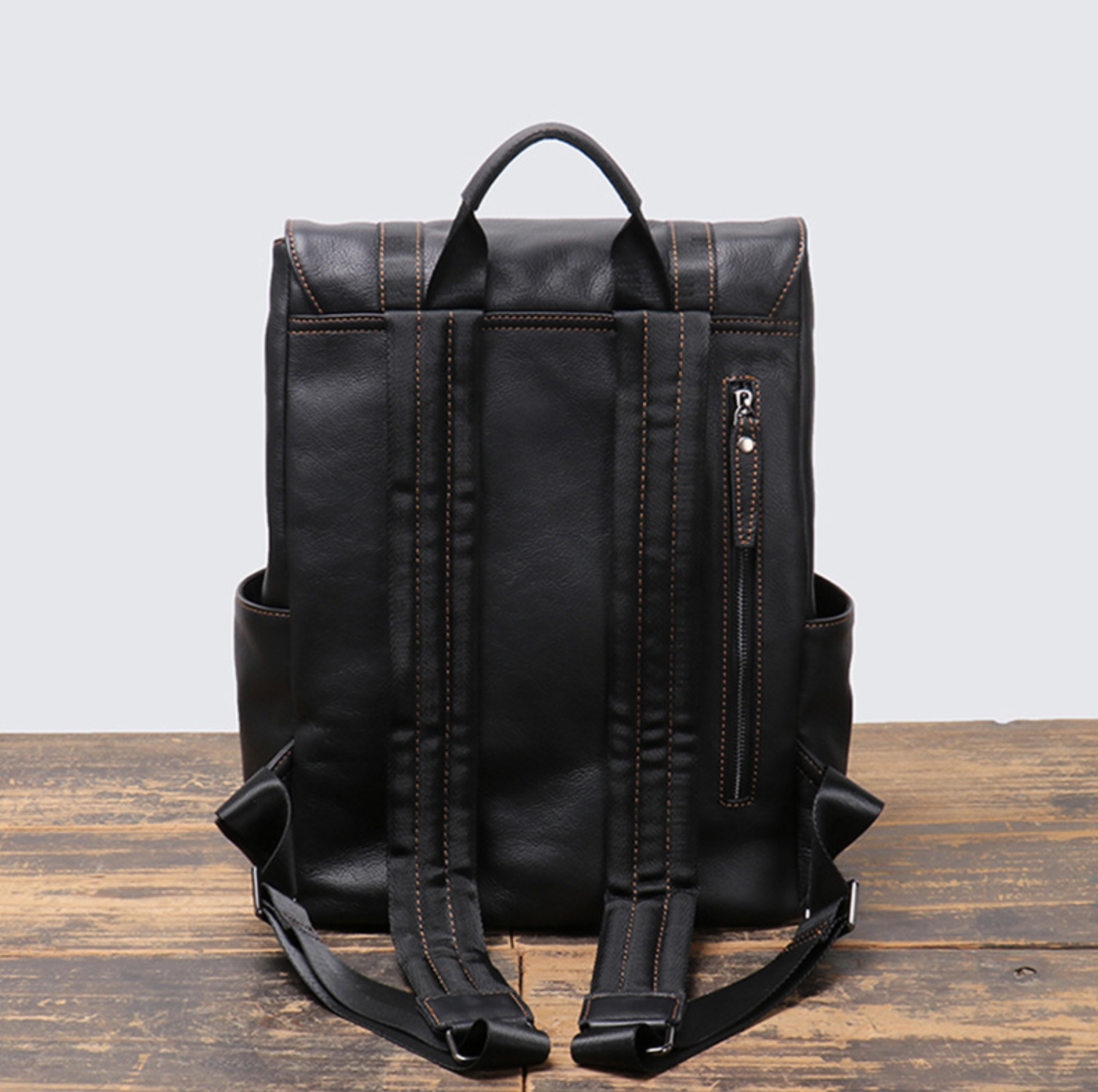 Balo Da Bò Thật VINTAGE Phong Cách Âu Mỹ Đa Chức Năng TUDA BPL385