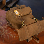 Balo Da Bò Sáp HANDMADE Chứa Laptop Đa Chức Năng TUDA BPL417