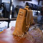 Cặp Da Công Sở Da Bò Sáp Handmade Cao Cấp Đựng Laptop TUDA SBM418