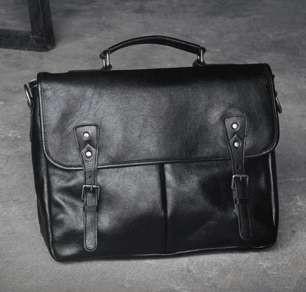 Cặp Da Bò VEG Patina Italy Cao Cấp Xách Tay Đựng Laptop & Hồ Sơ Bussiness SBM356