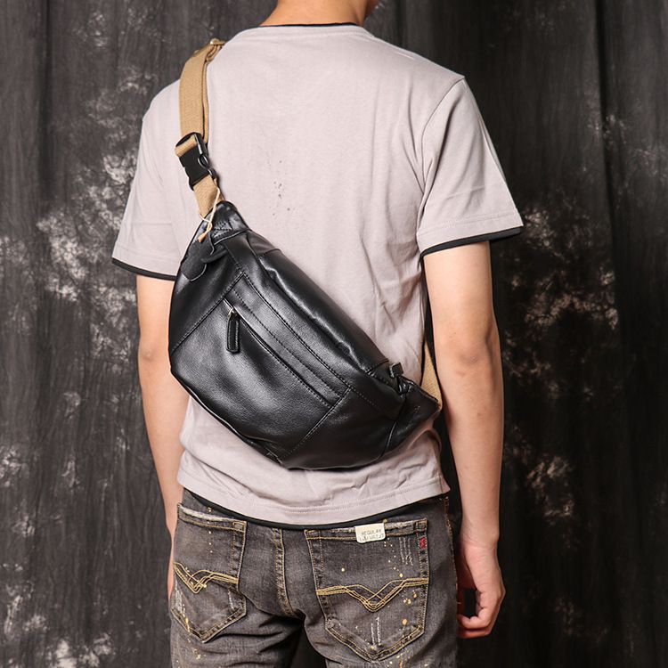 Túi Đeo Chéo Ngực Da Bò Thật VINTAGE SBM255