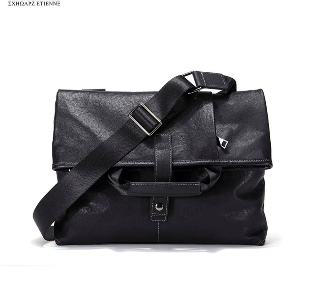 Túi Đeo Chéo Da Bò Thật Đựng Laptop & iPad Classic Style TUDA SBM263