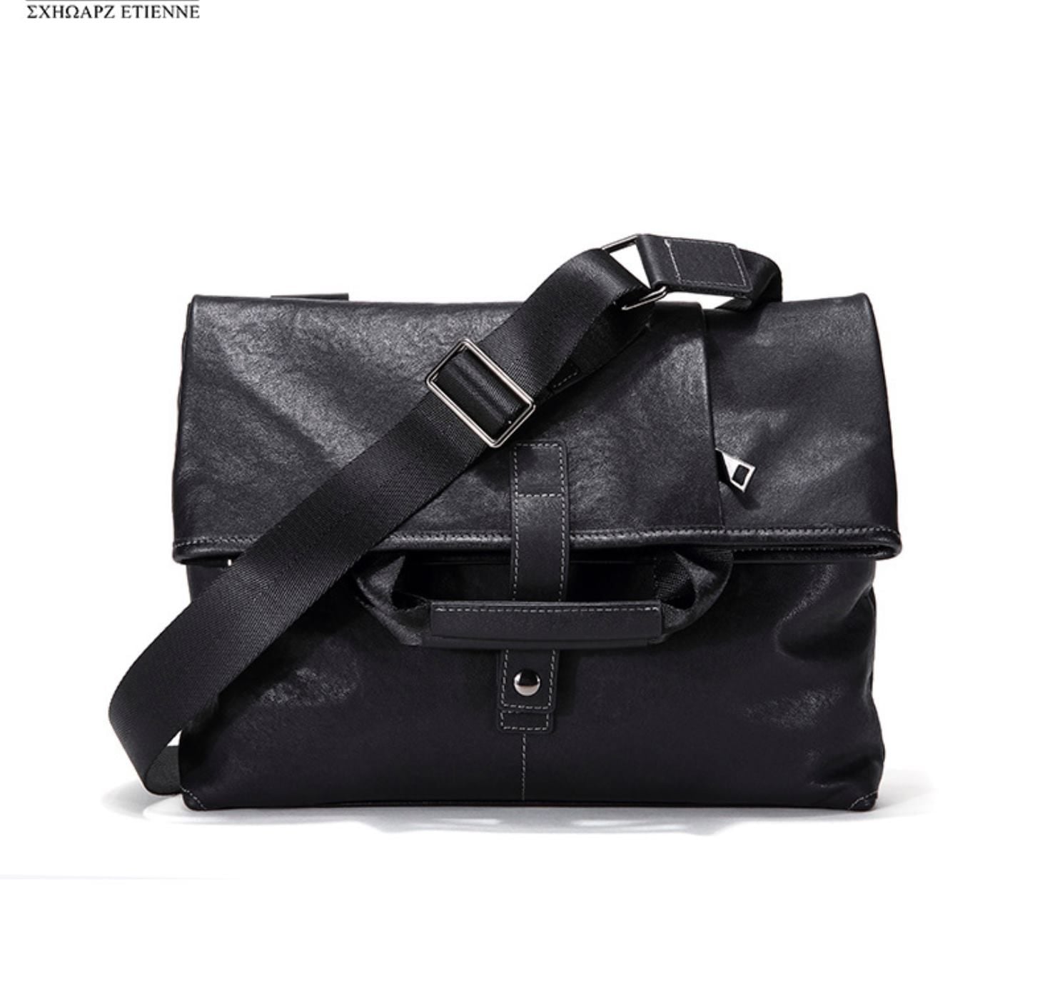 Túi Đeo Chéo Da Bò Thật Đựng Laptop & iPad Classic Style TUDA SBM263