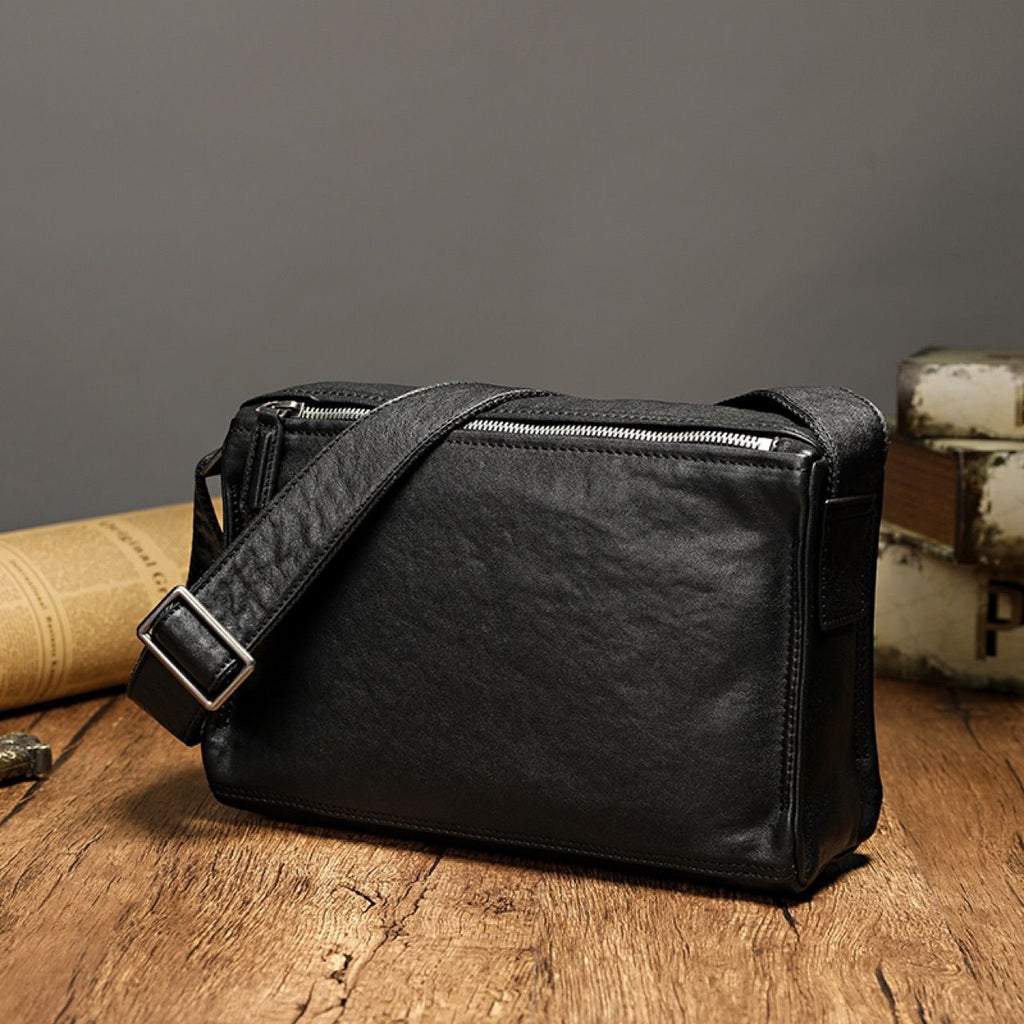 Túi Messenger Da Bò VEG Patina Ý Đeo Chéo Đựng IPad - VINTAGE SBM251