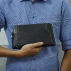 Ví Cầm Tay CLUTCH Nam Da Bò VEG Patina Ý Nhập Khẩu CLH247