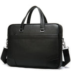 Cặp Xách Tay & Đeo chéo Da Bò Thật Đựng Laptop Bussiness Men SBM234