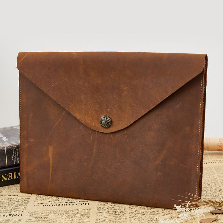 Cặp Da Bò Thật Cầm Tay đựng hồ sơ, ipad Đa Năng RETRO, Phong Cách Doanh Nhân CLH225