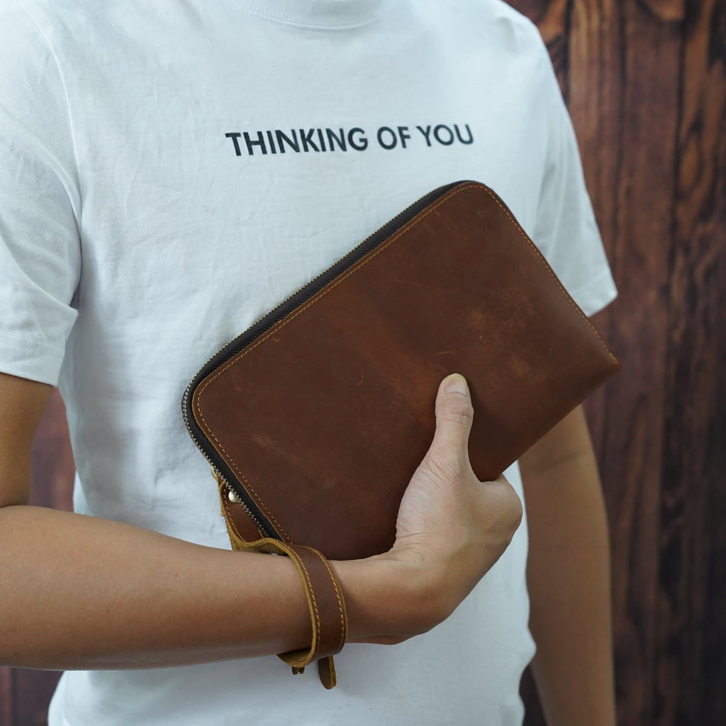 CLUTCH Cầm Tay & Đeo Chéo Da Thật RETRO CLH219