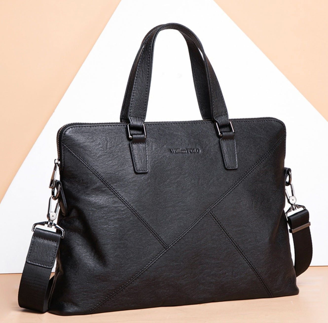 Cặp Da Công Sở Doanh Nhân Cao Cấp Da Bò Thật WP SBM424