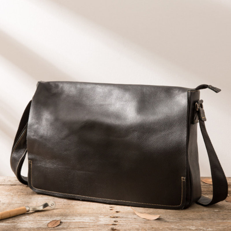 Túi Da Bò Thật Đựng Laptop Classic Style SBM194