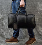 Túi Du Lịch Đa Năng Da Bò Thật Nhập Khẩu Có Ngăn Chứa Giầy TBL192