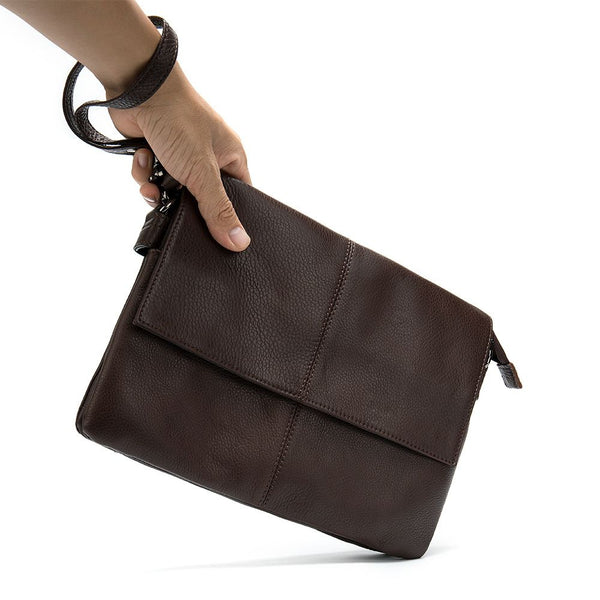 Túi Da Bò Thật Đeo Chéo & Clutch Cầm Tay Đựng IPad - Classic TUDA SBM188