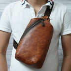 Túi Da VEG Italy Nhập Khẩu Đeo Chéo Trước Ngực VINTAGE TUDA SBM184