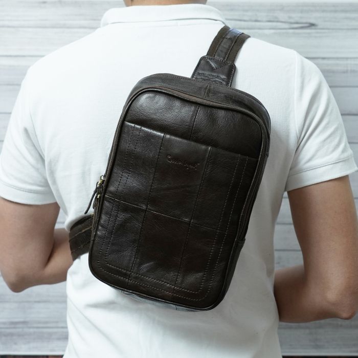 Túi Da Bò VEG Nhập Khẩu Đeo Chéo Trước Ngực Cobbler Legend TUDA SBM178