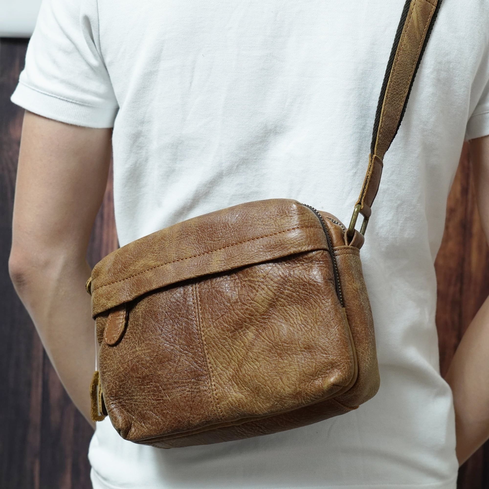 Túi Da Bò Thật Đeo Chéo - Classic Edition TUDA SBM182