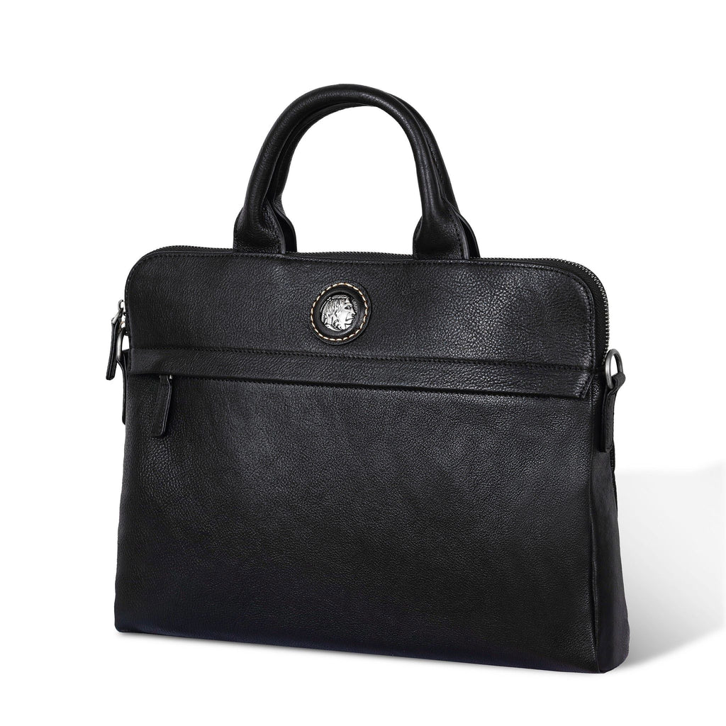 Cặp Da Bò VEG Cao Cấp Xách Tay Đựng Laptop & Hồ Sơ Bussiness Men SBM166