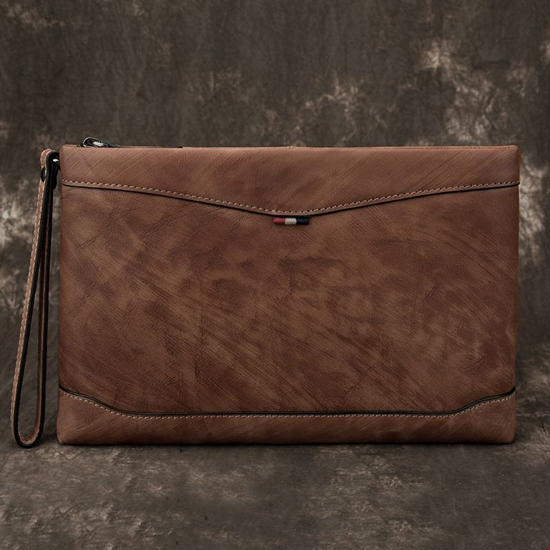 Ví Cầm Tay CLUTCH Nam Da Bò VEG Patina Nhập Khẩu CLH154