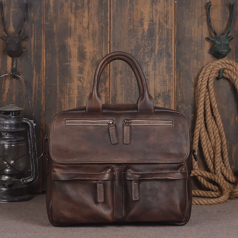 Cặp da bò thật chứa laptop cho dân kinh doanh, công sở TUDA SBM149