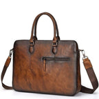 Túi da bò thật RETRO chứa laptop cho dân kinh doanh, công sở TUDA SBM152