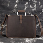 Túi RETRO nam da bò sáp đeo vai & xách tay đựng iPad cho dân kinh doanh SBM156