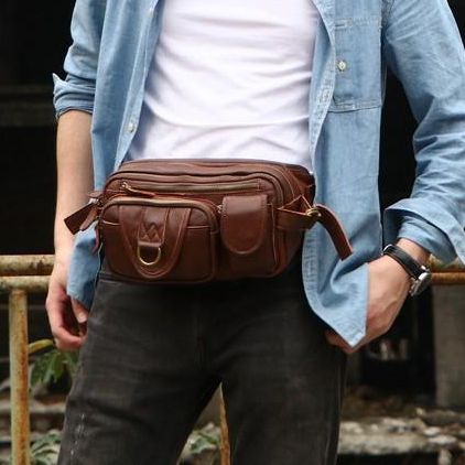 Túi Da Bò Thật đeo chéo ngực, thắt lưng Berry & Ken RETRO - Classic Edition SBM124