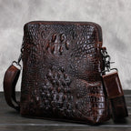 Túi Da Bò Thật Dập Vân Cá Sấu đựng ipad Berry & Ken RETRO - SBM129