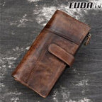 Ví Dài Cầm Tay Da Bò Thật Berry & Ken W119