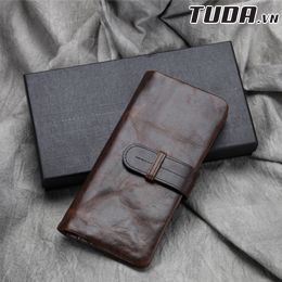 Ví Dài Cầm Tay Da Bò Thật Berry & Ken W120