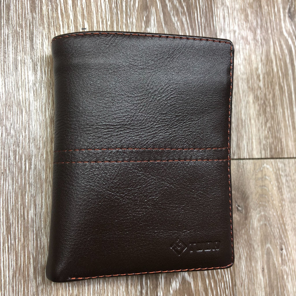 Ví Da Bò NAPPA Phối Chỉ Đứng Phong Cách Sang Trọng W331