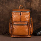 Balo Da Bò Thật RETRO Đựng Laptop & Du Lịch Đa Chức Năng BPL369