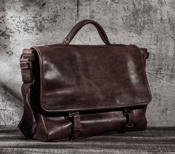 Cặp Da Bò Thật Đựng Laptop & Hồ Sơ Classic Edition TUDA SBM366