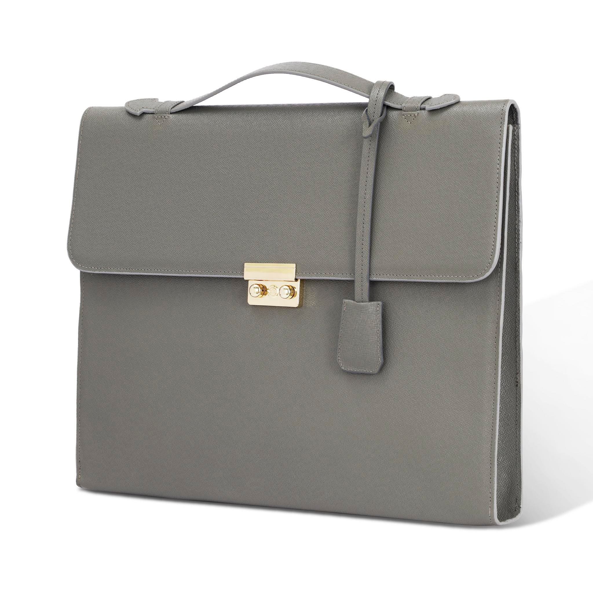 Cặp Da TAIGA HANDMADE Doanh Nhân Cao Cấp Xách Tay TUDA SBM346