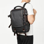 Balo Da Bò Thật RETRO chứa laptop Đa Chức Năng BPL302