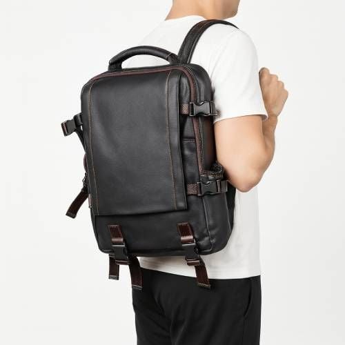 Balo Da Bò Thật RETRO chứa laptop Đa Chức Năng BPL302