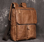 Balo Du Lịch Da Bò Thật RETRO Chứa Laptop Đa Chức Năng BPL311