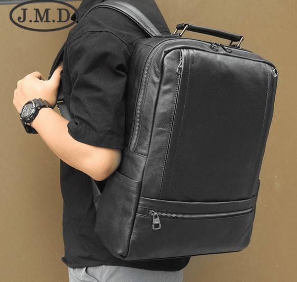 Balo Da Bò Thật VINTAGE Phong Cách Doanh Nhân Đa Chức Năng BPL329