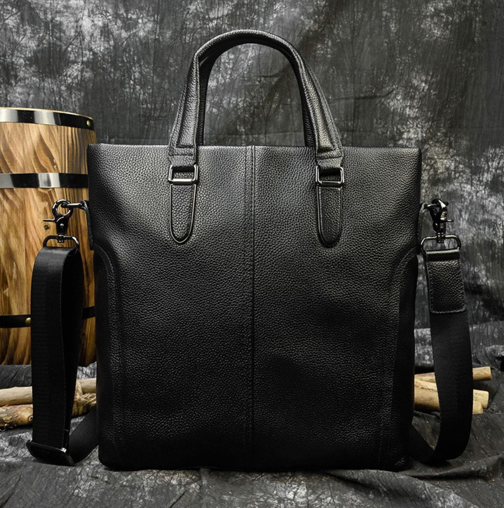 Túi Da Bò Thật Đeo Chéo & Xách Tay Phong Cách Doanh Nhân RETRO SBM308