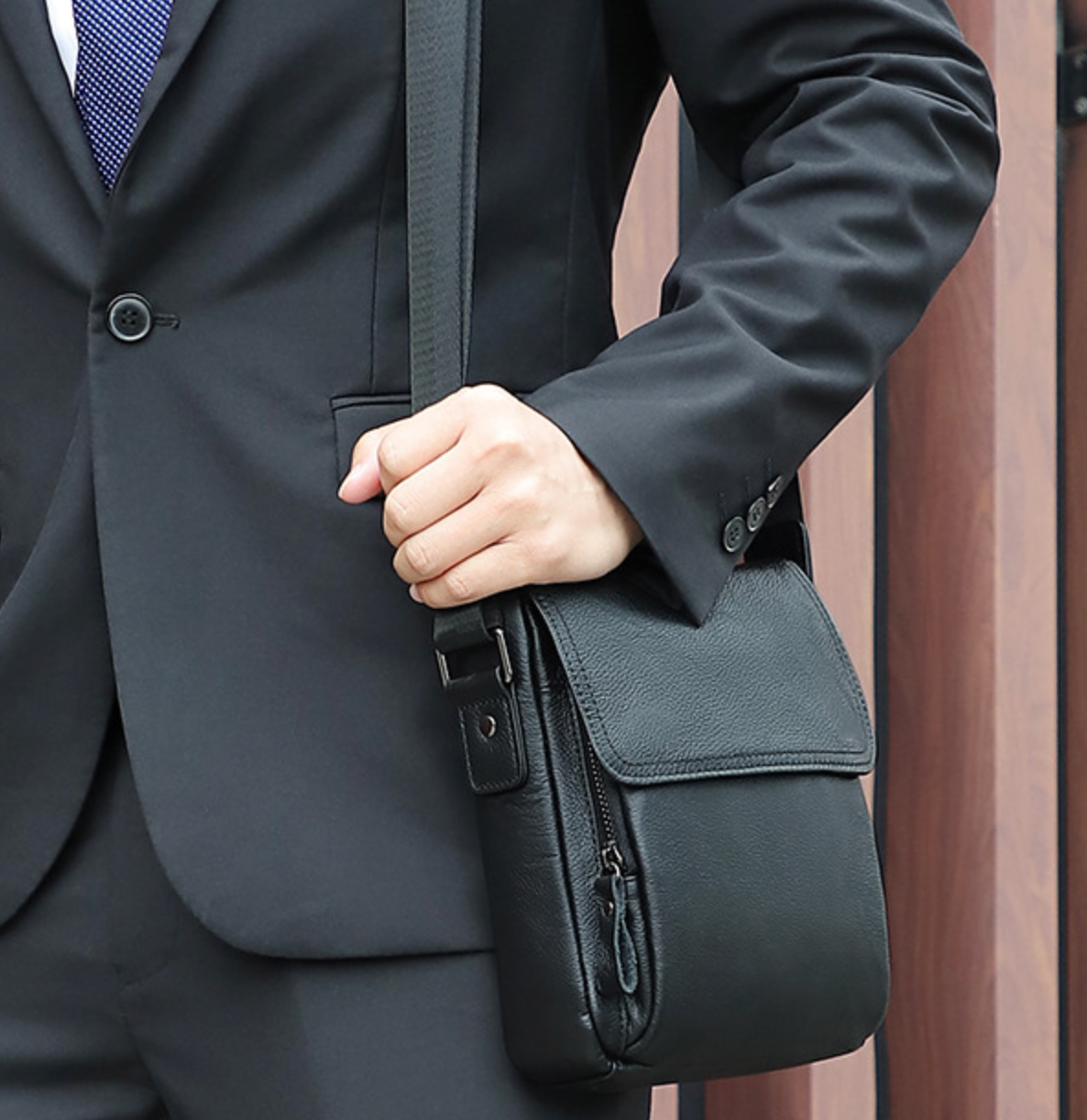 Túi Da Bò Thật Đeo Chéo Đựng IPad Mini SBM318