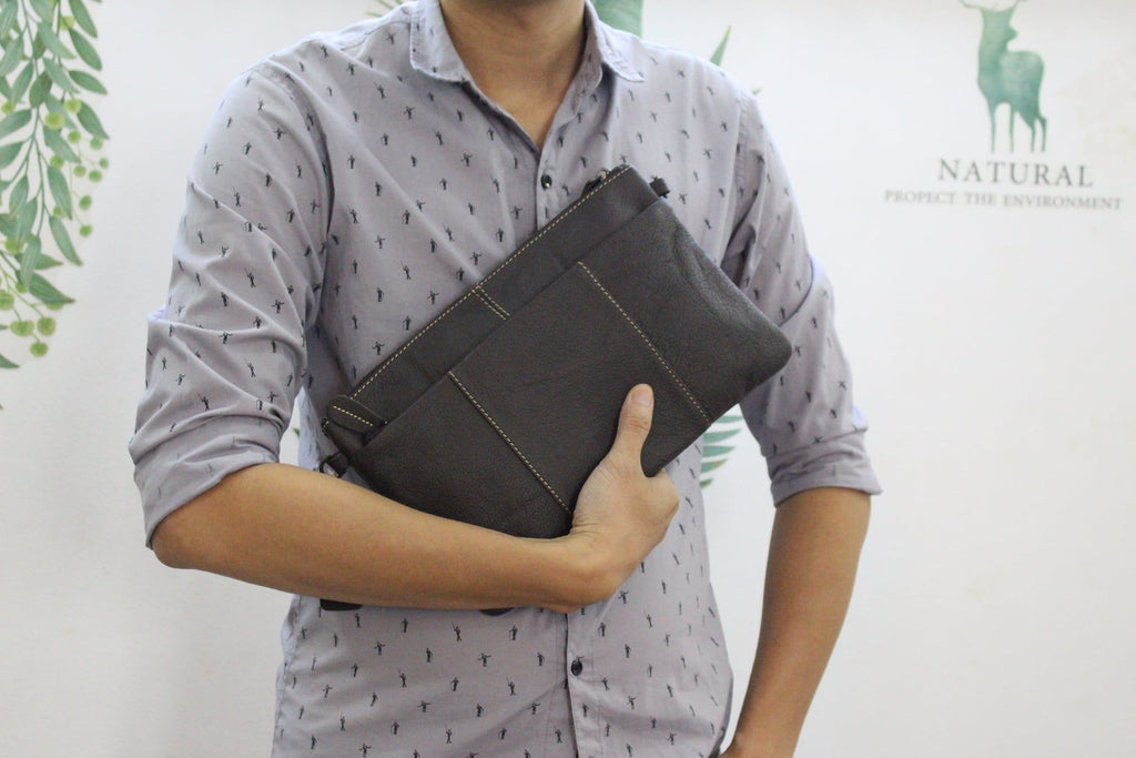 Túi Đeo Chéo & Clutch Cầm Tay Da Bò Thật Đựng iPad - Classic SBM279