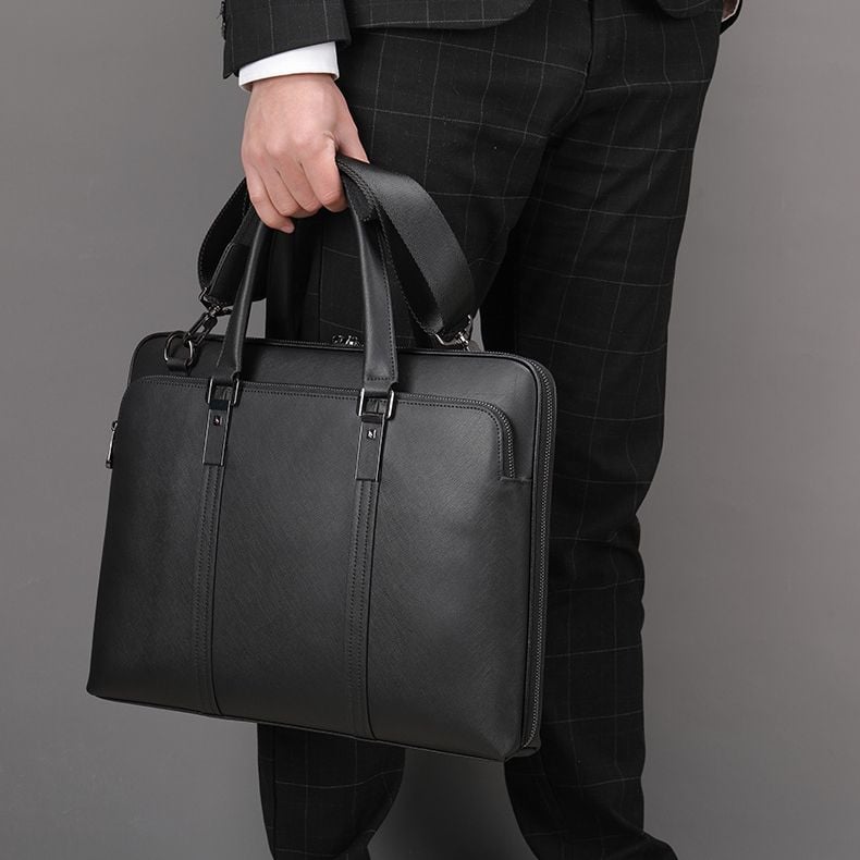 Cặp Da Doanh Nhân Cao Cấp Đựng Laptop & Hồ Sơ SBM254