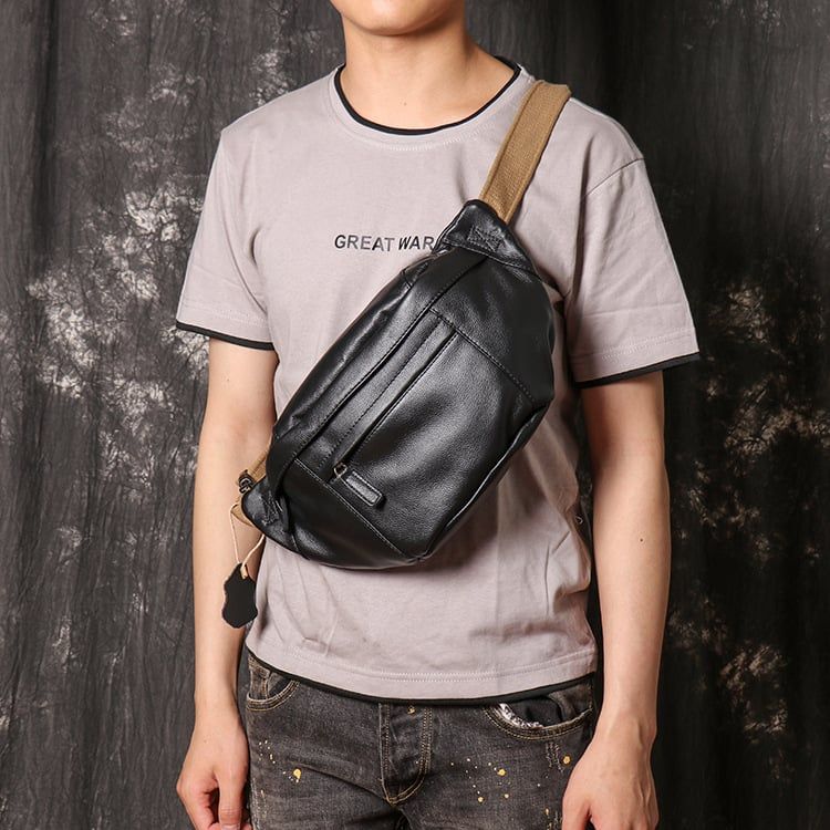 Túi Đeo Chéo Ngực Da Bò Thật VINTAGE SBM255