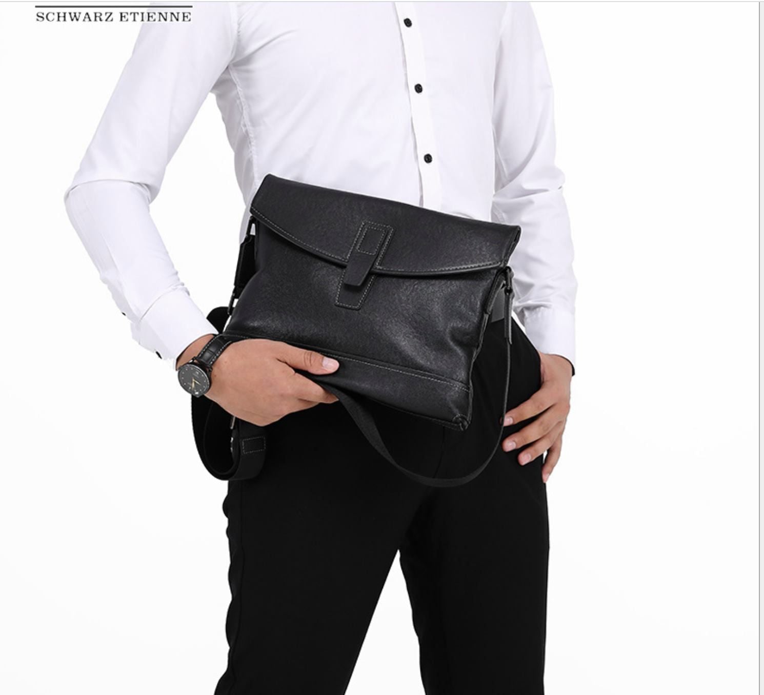 Túi Đeo Chéo Da Bò Thật Đựng iPad Classic Edition SBM262