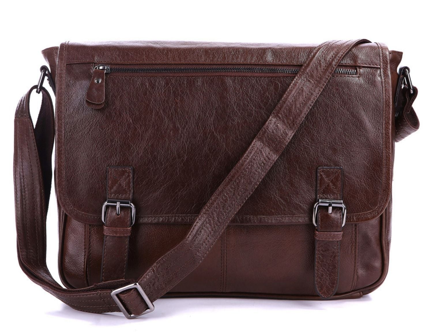 Túi Đeo Chéo Da Thật Nhập Khẩu Đựng Laptop & iPad Classic Style SBM268