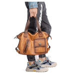 Túi Du Lịch Cá Nhân Da Bò VEG Patina Ý Nhập Khẩu TBL260