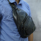 Túi Da Bò VEG Nhập Khẩu Đeo Chéo Trước Ngực SBM227