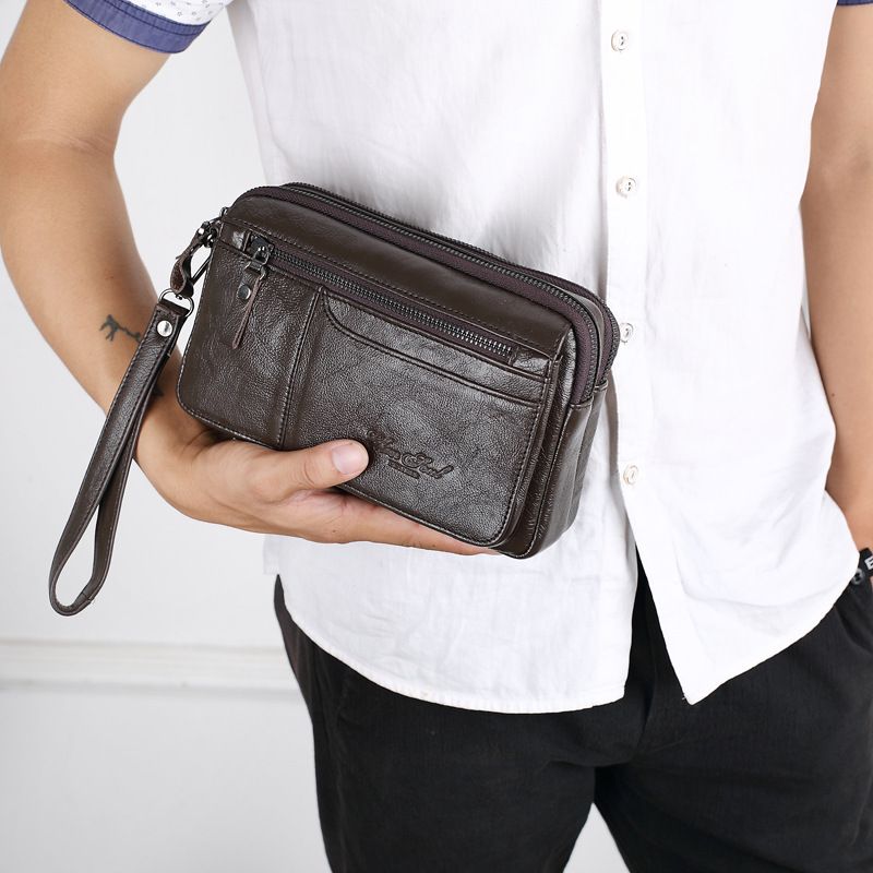 Ví Cầm Tay CLUTCH Nam Da Thật VINTAGE CLH218