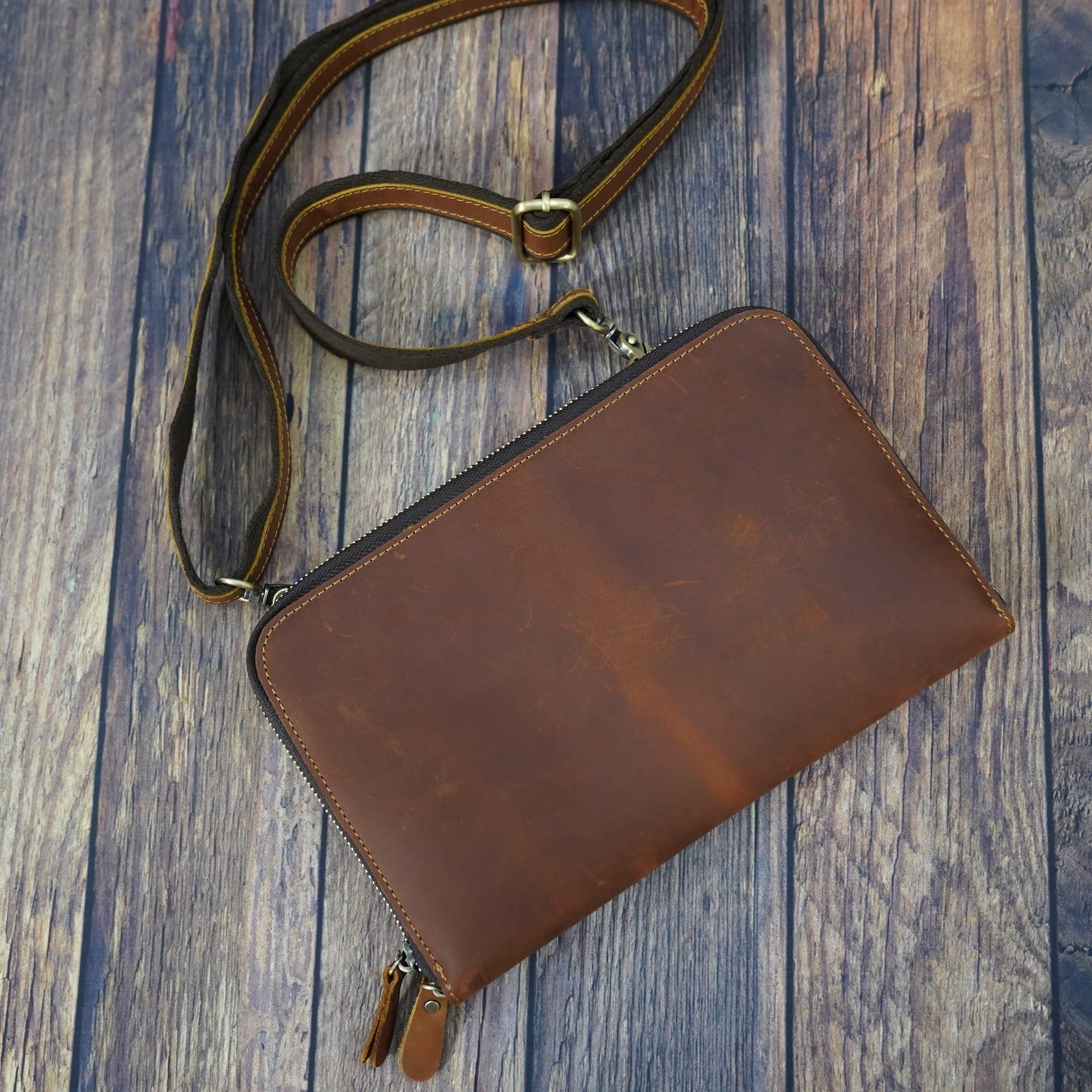 CLUTCH Cầm Tay & Đeo Chéo Da Thật RETRO CLH219