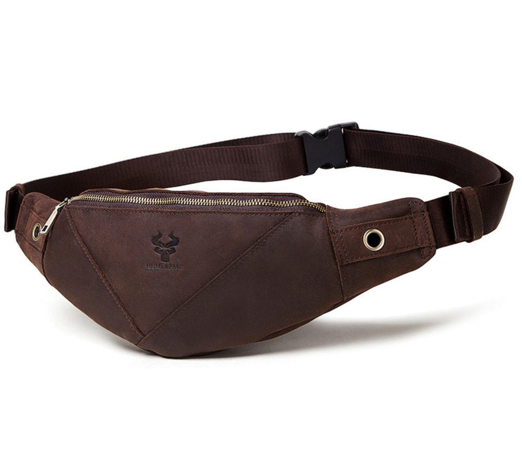 Túi Da Bò Thật Đeo Chéo Ngực Và Thắt Lưng Nhỏ Gọn SBM211