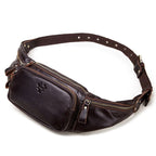 Túi Da Bò Thật Mini Đeo Chéo Ngực Và Thắt Lưng SBM213