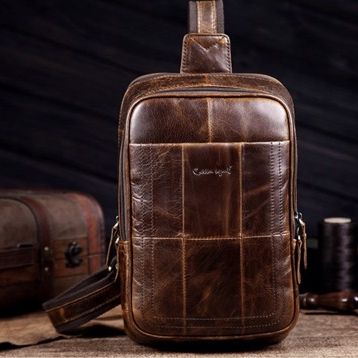 Túi Da Bò VEG Nhập Khẩu Đeo Chéo Trước Ngực Cobbler Legend TUDA SBM178